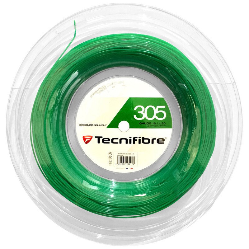 Green Tecnifibre 305 strings