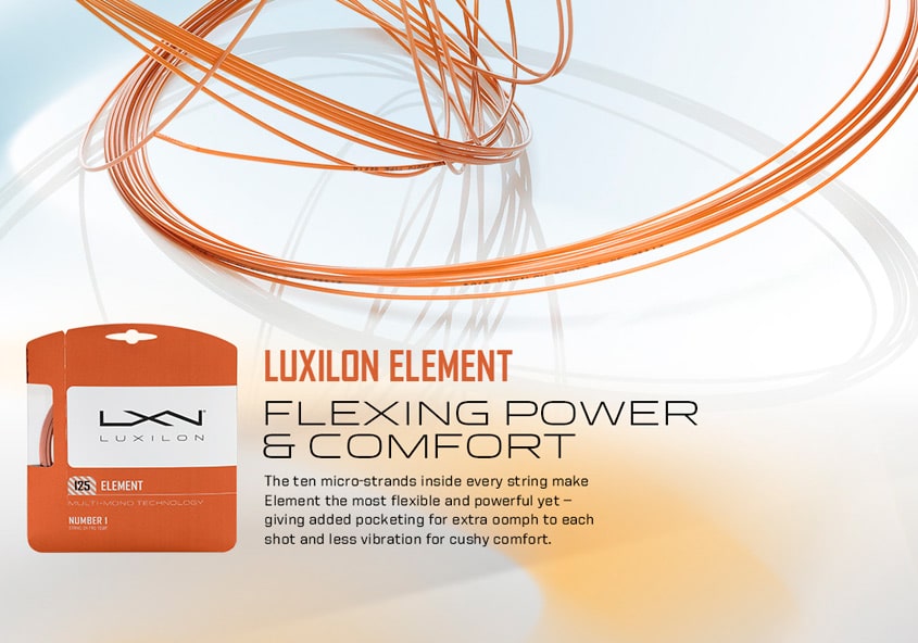 Luxilon Element 125 Tennis strings
